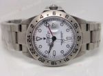 Replica Rolex 116570 Explorer II Stainless Steel White Watch 40mm - 'Polar Edition'