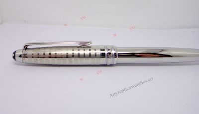 Fake Montblanc Meisterstuck Silver Ballpoint Pen