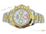 Replica Swiss AAA Rolex  Daytona 2-Tone White Dial Valjoux 7750